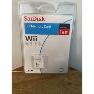 SanDisk Nintendo Wii 1.0GB Memory Card New Sealed